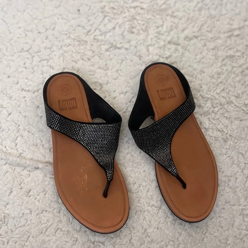 FitFlop Banda Glitz Thong Sandals
